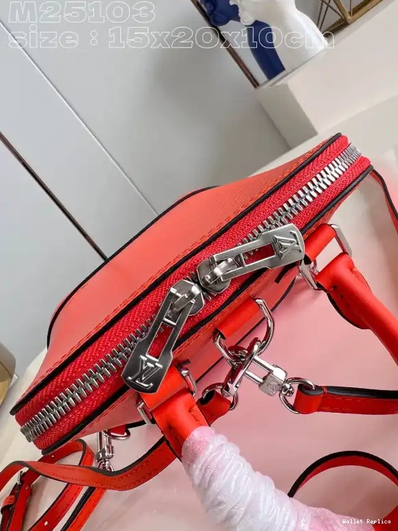 Cheap backpack-15*20*10cm VUITTON LOUIS ALMA NANO 0611
